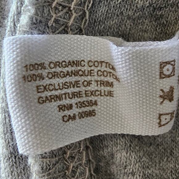 Skin Micro French Terry Robe Heather Grey Size S - Picture 6 of 7